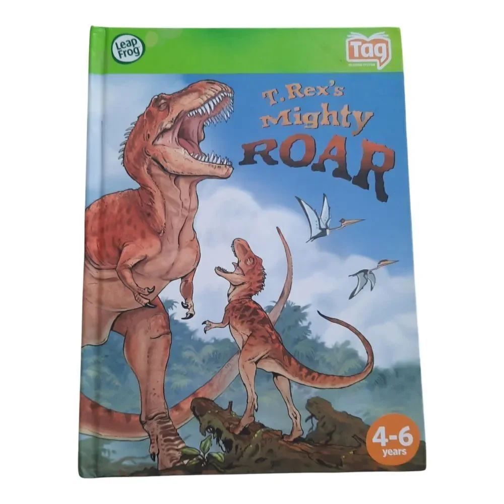 Vibrant Green and Orange Dinosaur Learning Toy
